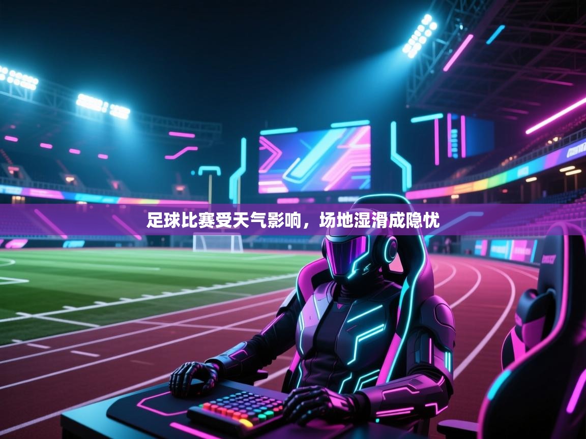 足球比赛受天气影响，场地湿滑成隐忧  第1张