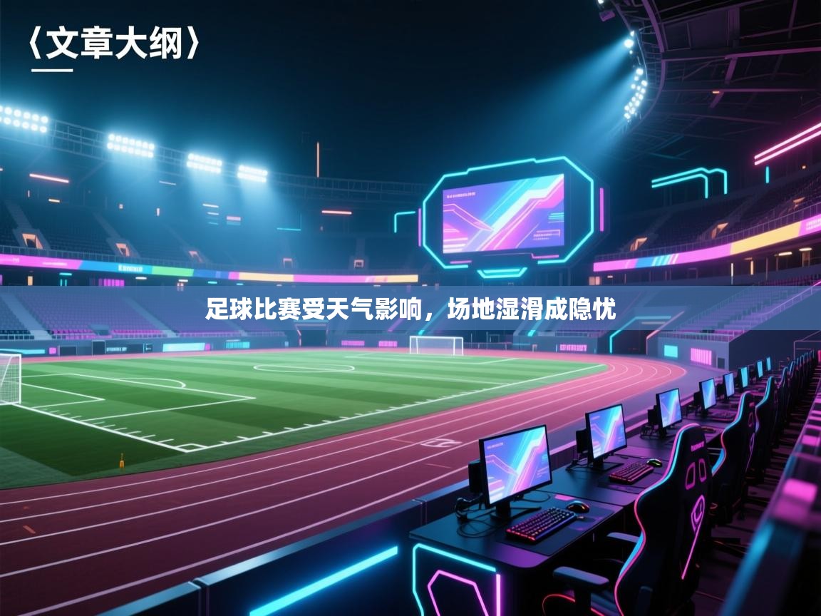 足球比赛受天气影响，场地湿滑成隐忧  第2张
