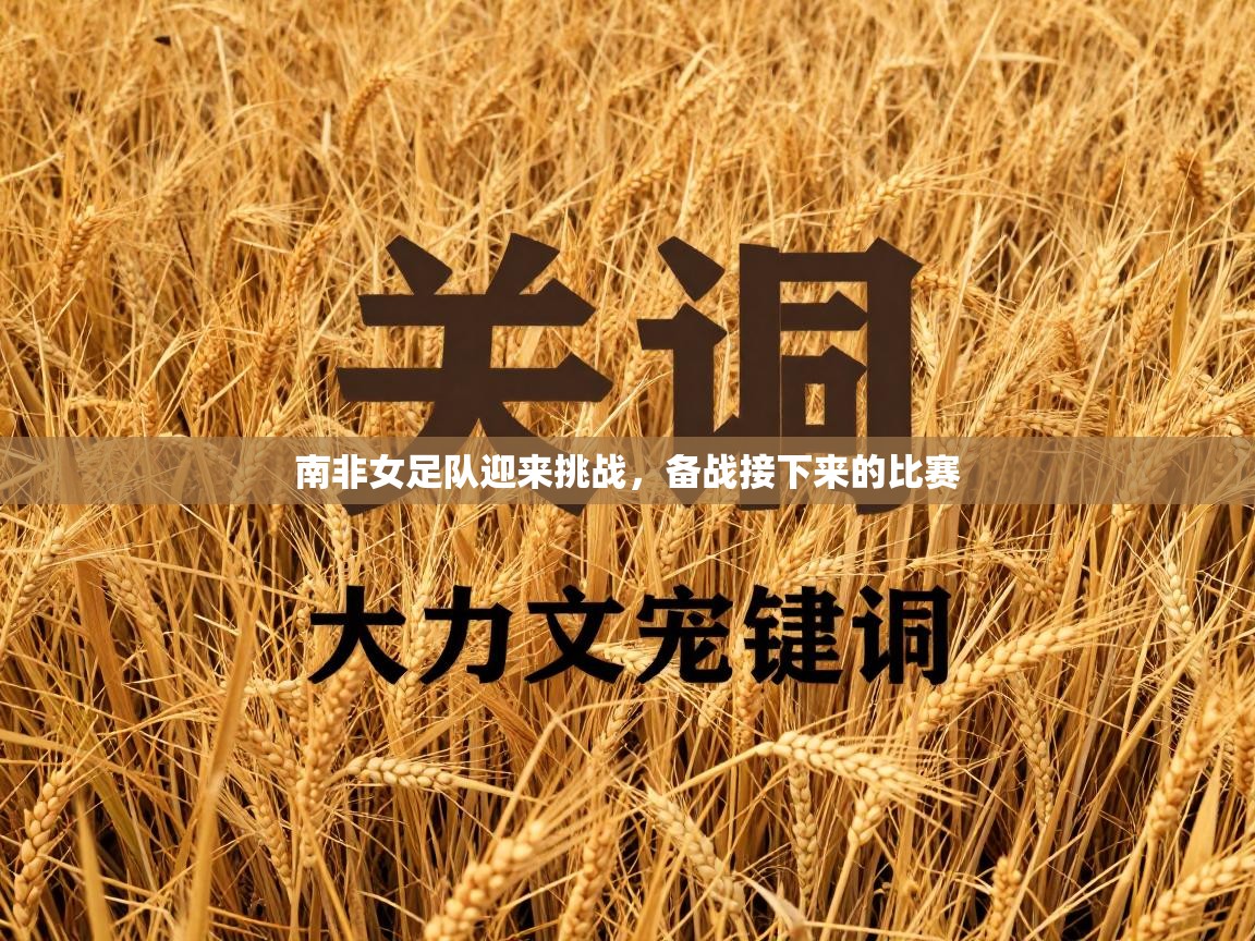 南非女足队迎来挑战,备战接下来的比赛 第2张